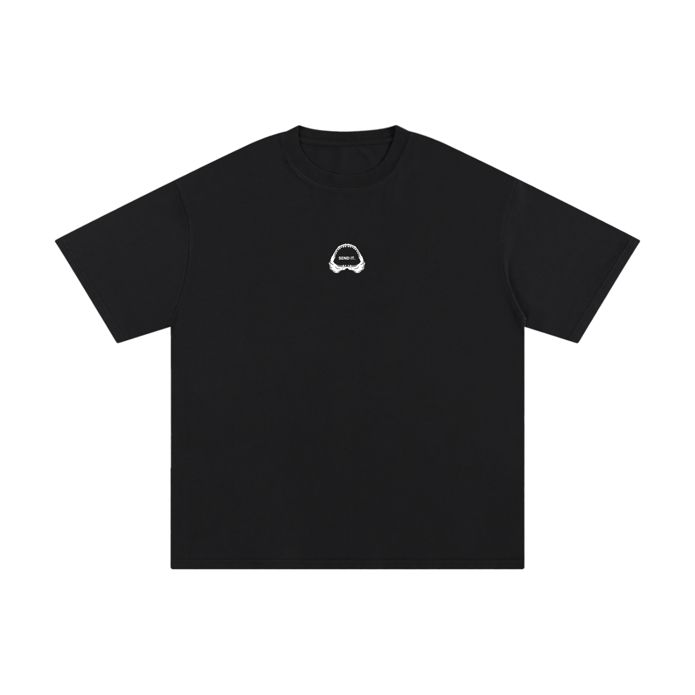 "Send It" Series - Plain Black T-shirt