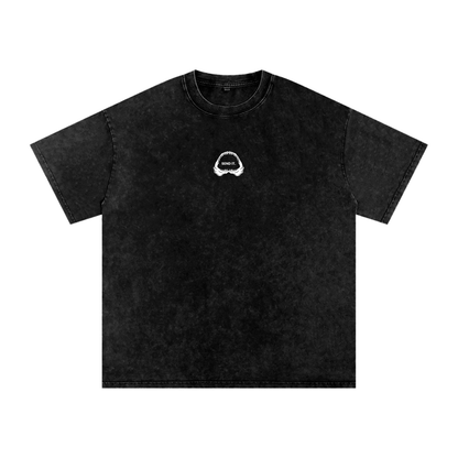 "Send It" Series - Black Acid Wash Oversize T-Shirt